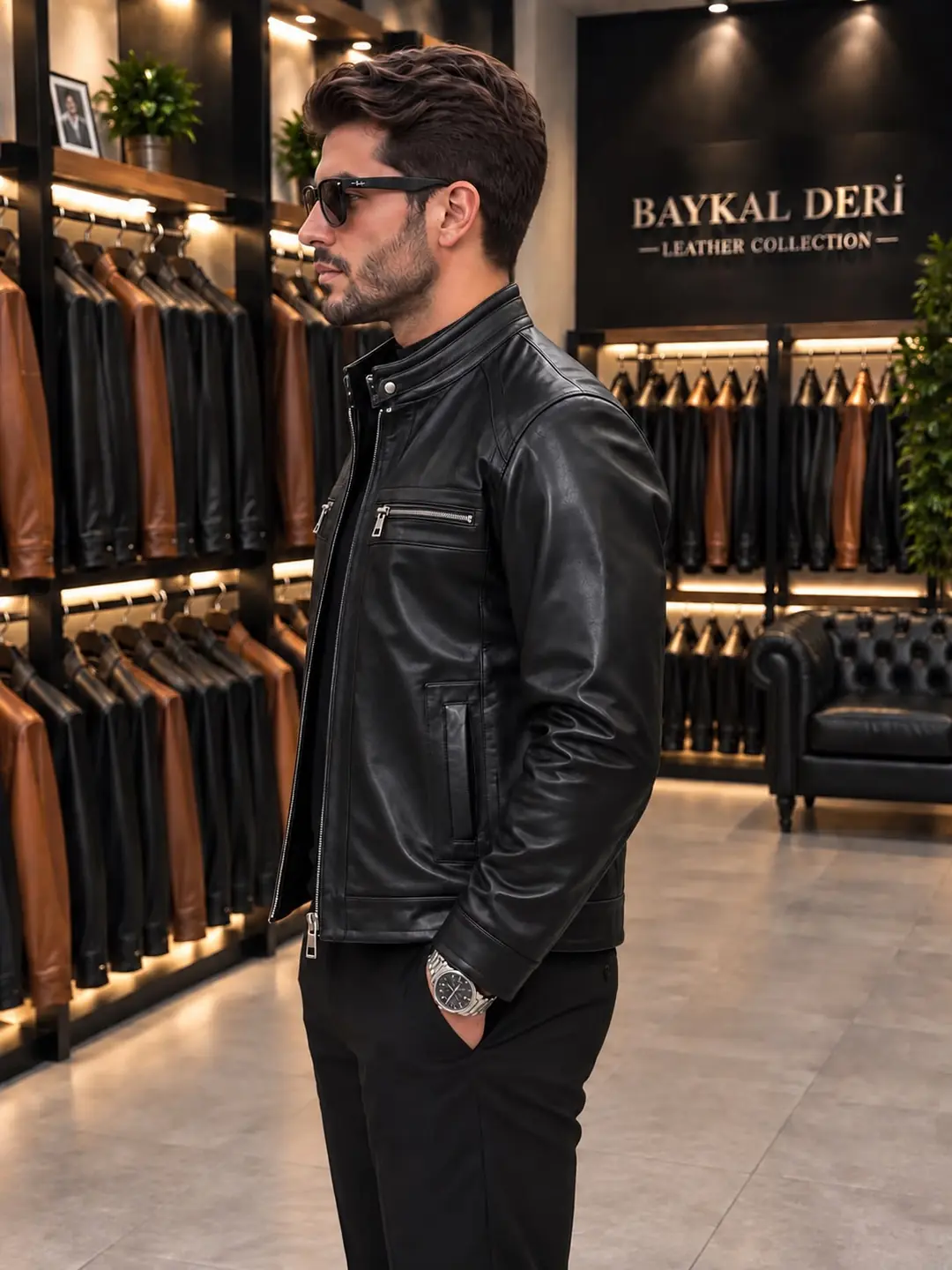 031 MODEL DERİ CEKET