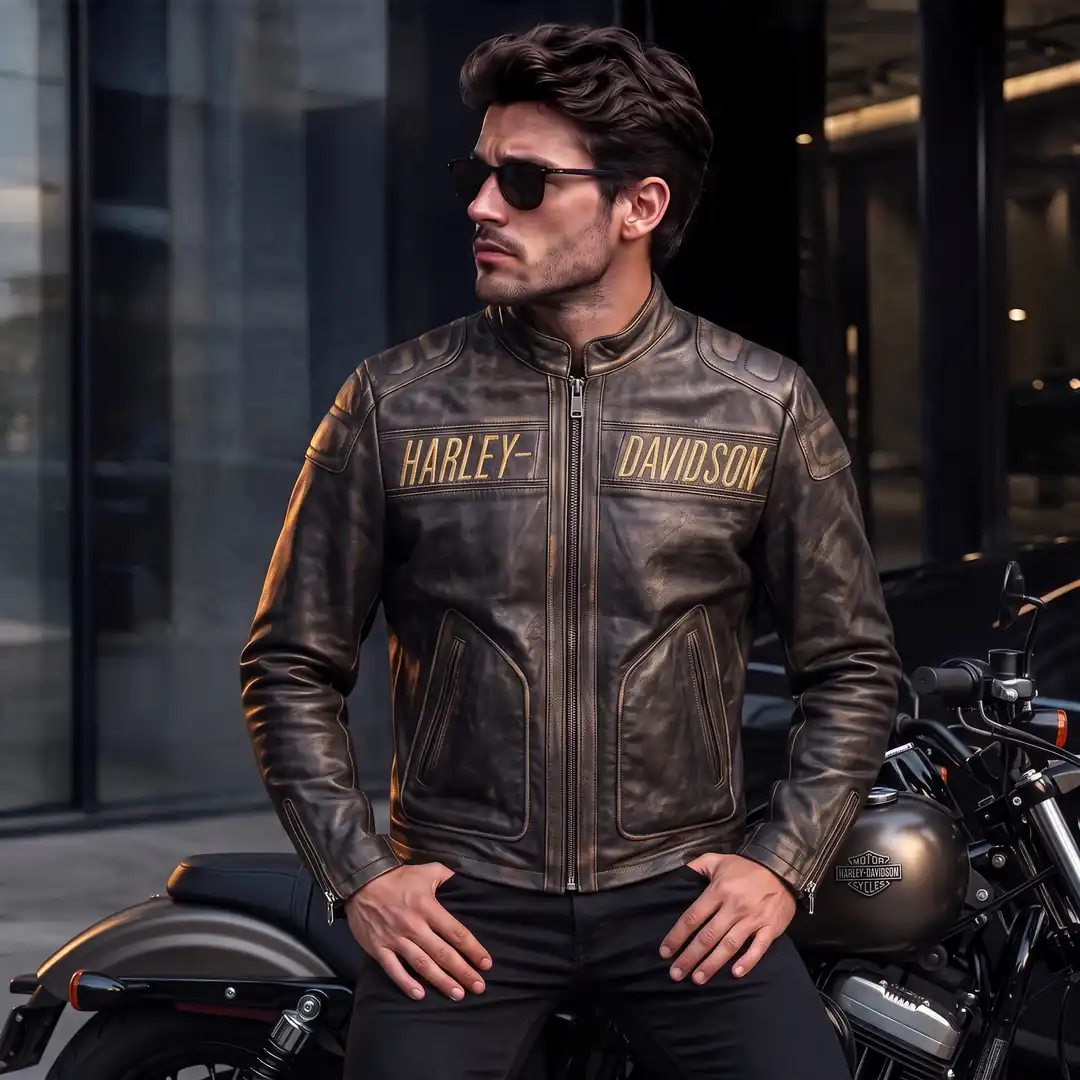 HARLEY DAVİDSON BİKER'S DERİ CEKET