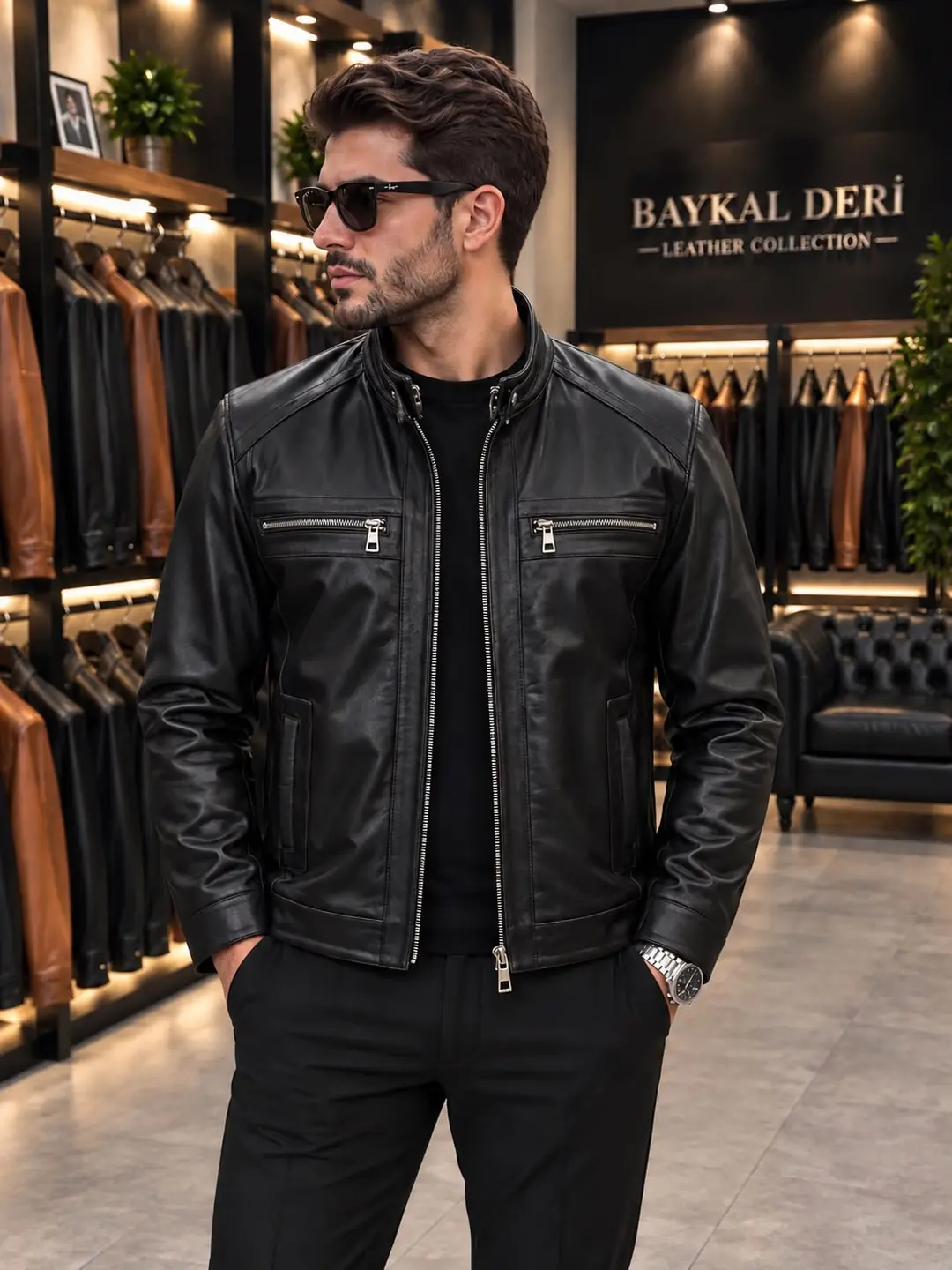 031 MODEL DERİ CEKET